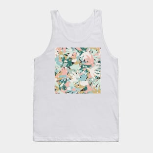 Maximalist Modern Shapes / Pastel Garden Tank Top